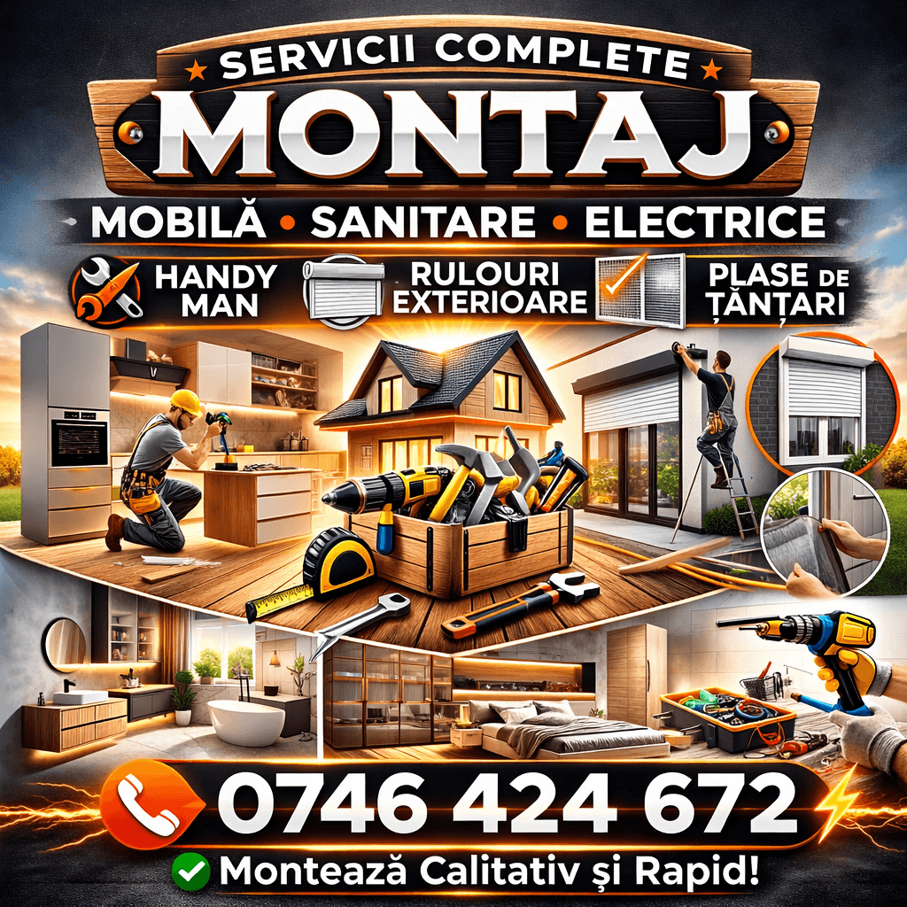 Montaj mobila electrice sanitare var